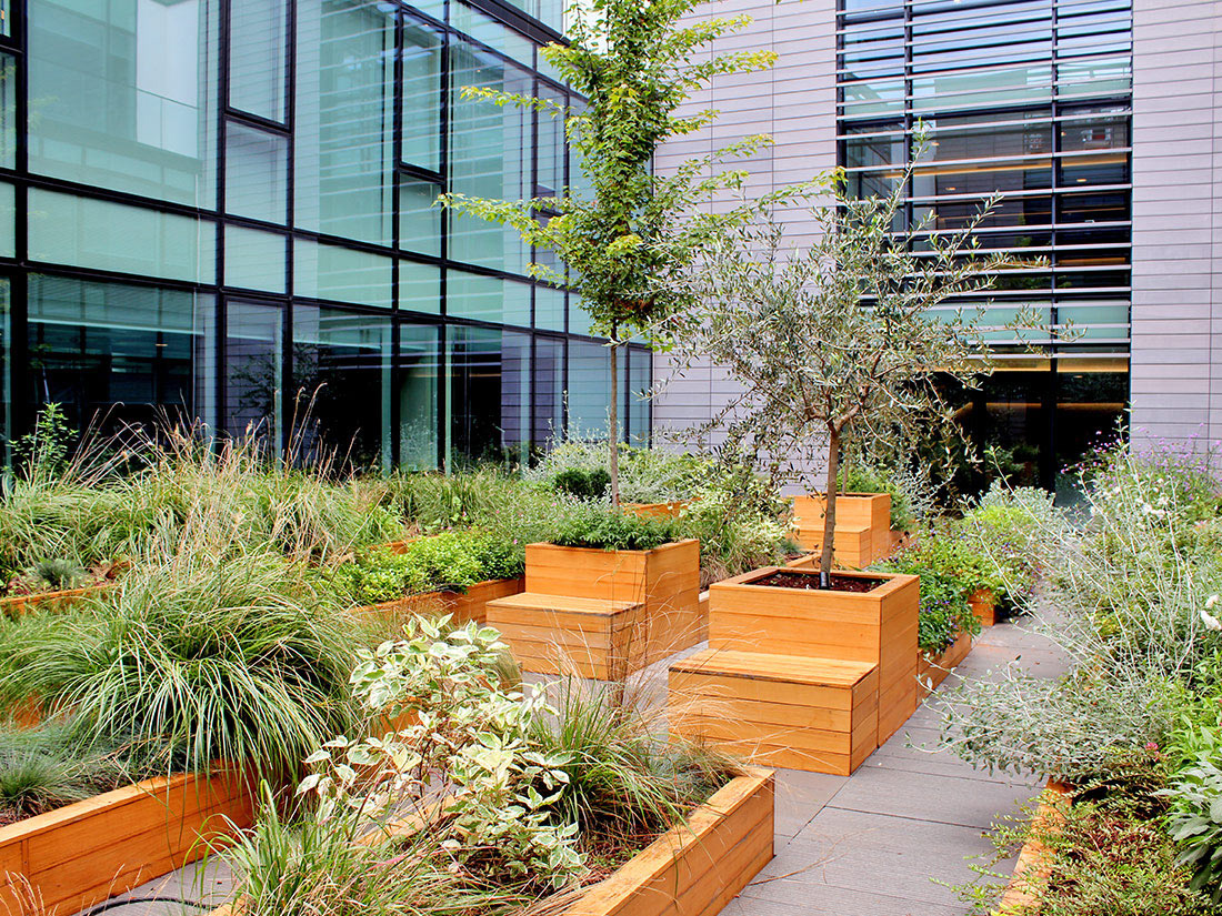 Execution of roof garden in Tuscany