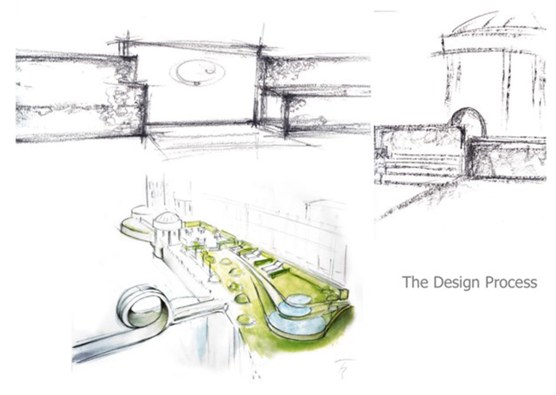 Garden design for hotel in Georgia