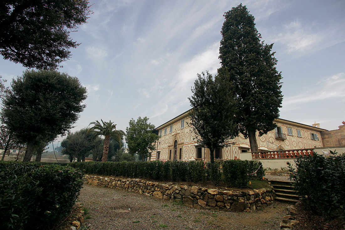 Monumental garden restoration, villa in Florence