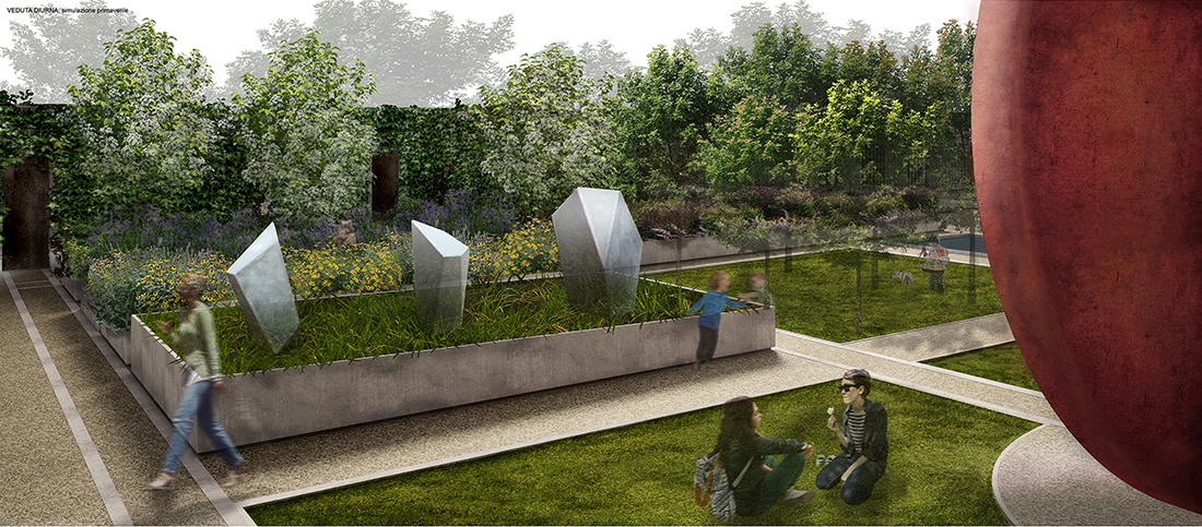 Pistoia, landscape design project for public competition