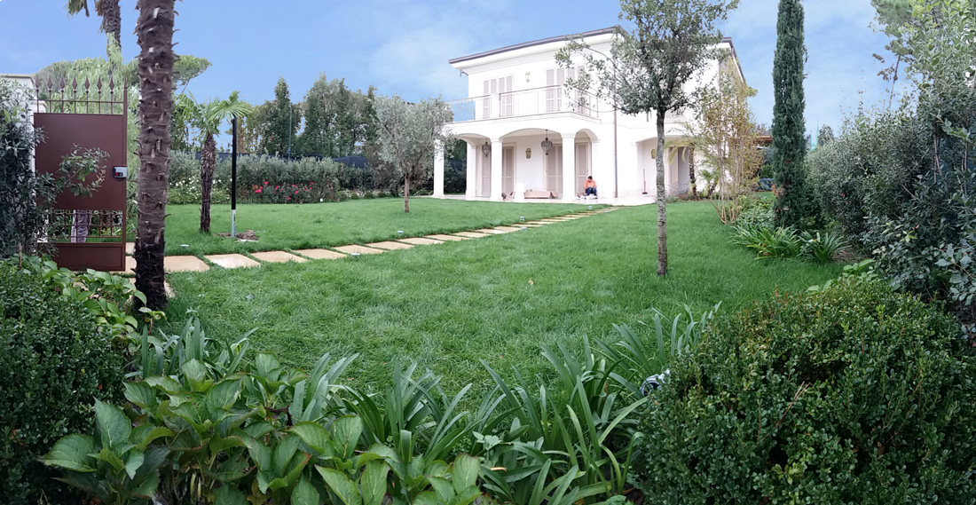 Progetto di giardino mediterraneo, Lucca