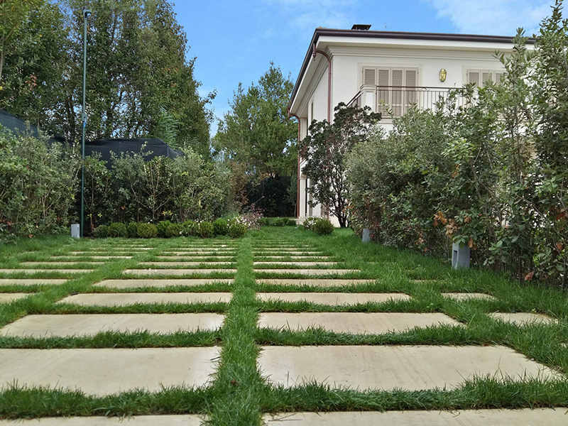 realizzazione giardino privato Forte dei Marmi