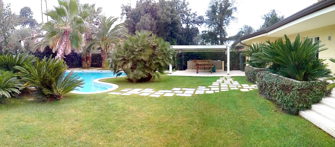 Realizzazione e manutenzione di giardino privato a forte dei marmi Sistemazione giardini privati