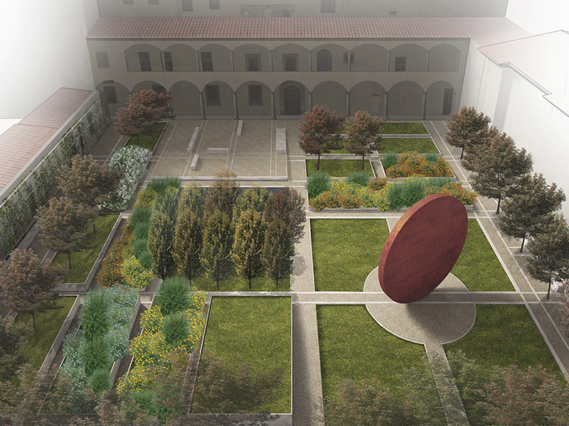 Public garden design, Pistoia