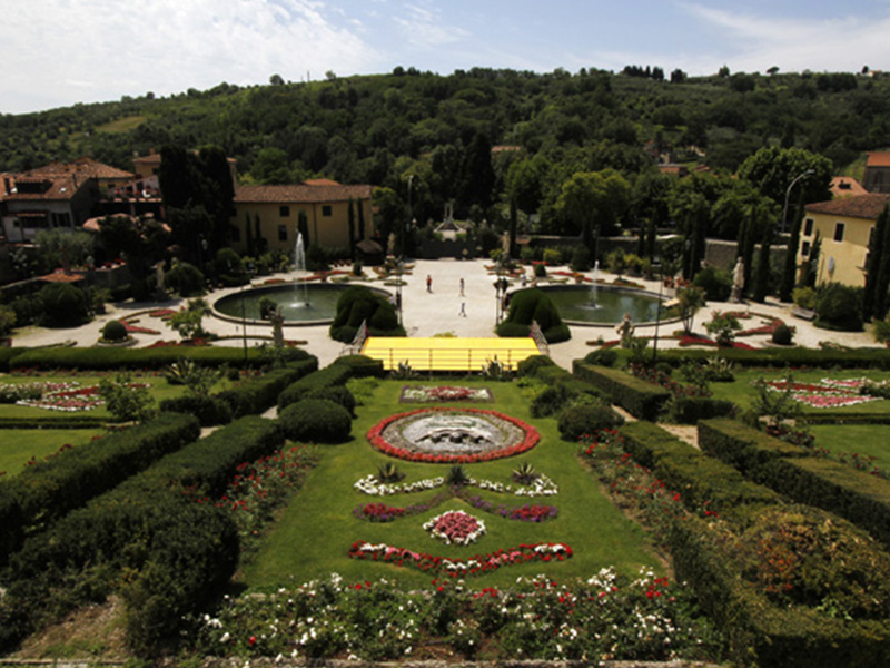 Historic garden restoration Collodi, Lucca