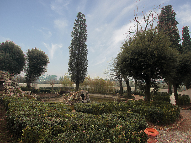 restauro giardino storico Sesto Fiorentino, Firenze